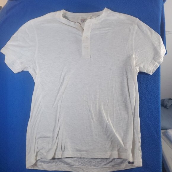 Faherty Short-sleeve Henley Shirt Men's Size Large - Picture 13 of 15